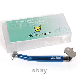 1-10NSK Style Dental High Speed Turbine Handpiece Push Button 4Hole 7-Colors UK