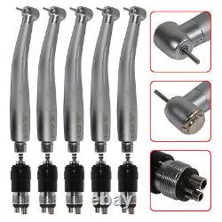 1-5Dental High Speed Handpiece Standard Head With 4Holes Quick Coupler fit NSK