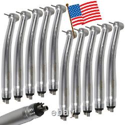 10 SANDENT NSK Style Dental High Speed Handpiece Push Button 4 Hole Pana Max ST4