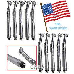 10 pieces NSK Pana Style Dental High Speed Handpiece Push Button 4/Holes SEASKY