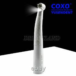 10CX207-G Dental Fiber Optic LED Turbine 3 Spray Handpiece 6-Hole 6Pin H16-KSPQ