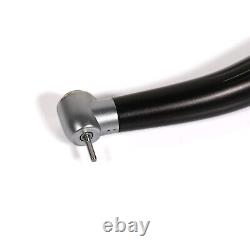 10X NSK Style Dental High Speed Turbine Handpiece Push Button 4-Hole Black UK-A