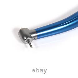 10X NSK Style Dental High Speed Turbine Handpiece Push Button 4-Hole Blue MYN