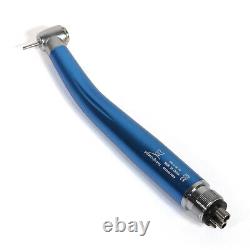 10X NSK Style Dental High Speed Turbine Handpiece Push Button 4-Hole Blue UK-A