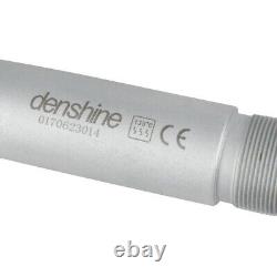 10pcs Denshine Dental High Speed Fiber Optic LED Push Handpiece 3 SPRAY 2 Holes