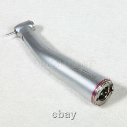 15 Dental Electric Fiber Optic LED Contra Angle Handpiece Red Ring Fit KaVo FDA