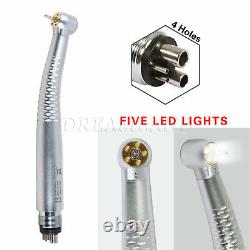 3Yabangbang 5 Light LED E-Generator Dental High Speed Fiber Optic Handpiece 4H