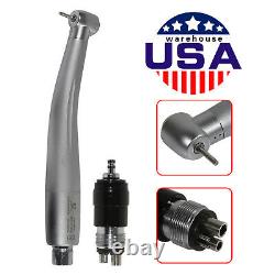 4 NSK Style Dental High Speed Handpiece Turbine with Quick Coupler 4 Hole Swivel