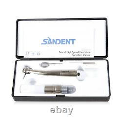 5 NSK Style SANDENT Dental Fiber Optic LED High Speed Handpiece Coupler 6Hole UK