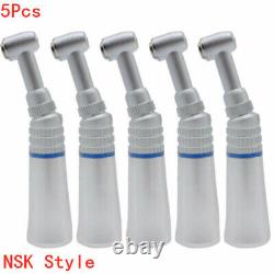 5 Pack Handpiece Dental Slow Low Speed Contra Angle Push Button Head High Torque