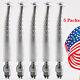 5 X Dental High Speed Handpiece With 4 Hole Quick Couplers Fit Kav Yabangbang Us