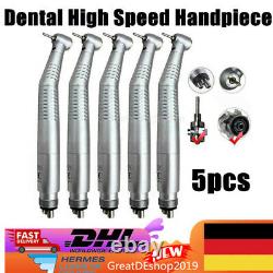 5Handstück Dental High Speed LED Fiber Optic Handpiece Turbine 4Loch