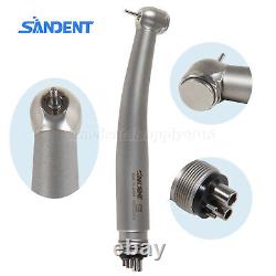 5NSK Style Dental High Speed Turbine Handpiece Push Button 4H Stainless SANDENT