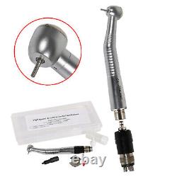 5Pc Dental High Speed Large Head Handpiece Turbine With Quick Coupler 4H fit NSK