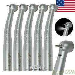 5X Fit Kavo dental 6 hole high speed push button LED quick connect handpiece YD6