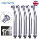 5pc Dental High Speed Handpiece Fast Triple Water Spray Led 4 Hole Easyinsmile