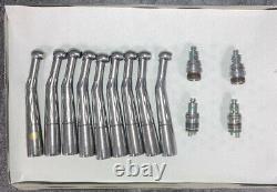 9 X Star 430KSW High Speed Dental Hand Pieces With 4x Swivel Connectors