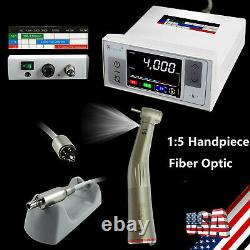 CICADA E-type LCD Dental Electric Motor + High Speed 15 Handpiece Contra Angle