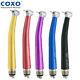 Coxo Dental Colorful High Speed Handpiece Air Turbine Anti-retraction 2/4 Holes