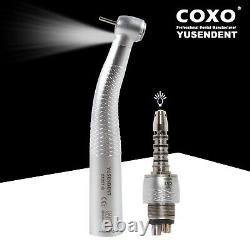 COXO Dental Fiber Optic Handpiece Fit Sirona LED Coupling Cartridge Turbine