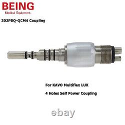 COXO Dental Fiber Optic High Speed Handpiece KAVO MULTIflex LED Coupling 4 6 Pin