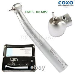 COXO Dental Fiber Optic LED High Speed Handpiece For KaVo NSK Sirona Coupler UK