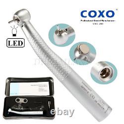 COXO Dental Fiber Optic LED High Speed Handpiece For KaVo NSK Sirona Coupler UK