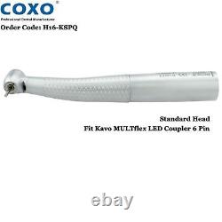 COXO Dental Fiber Optic LED High Speed Handpiece Turbine for KaVo LED Coupling