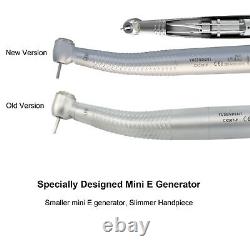 COXO Dental LED E-generator Handpiece High Speed Turbine 4 Hole Midwest CX207-F