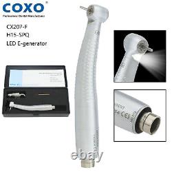 COXO Dental LED E-generator High Speed Turbine Handpiece NSK 2/4Hole Coupling UK