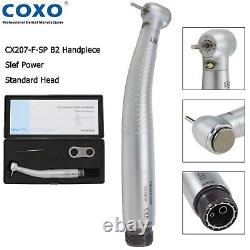 COXO Dental LED Self Power High Speed Handpiece Turbine E Generator 2 4 Hole NSK