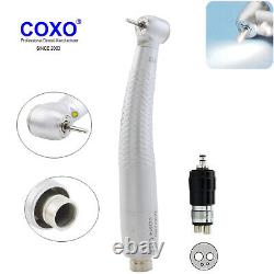 COXO Dental LED Self Power High Speed Turbine Handpiece 2/4 Hole NSK Coupling UK