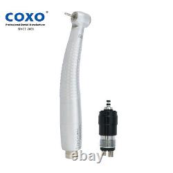 COXO Dental Self Power LED Handpiece CX207-F High Speed Air Turbine 2/4H Fit NSK