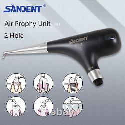 Dental Air Flow Polishing Polisher Handpiece Hygiene Prophy Jet 2/4 Holes UK