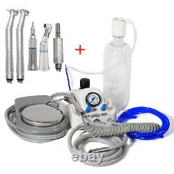 Dental Air Turbine Unit 4 Hole with High Low Speed Handpiece Air water syringe