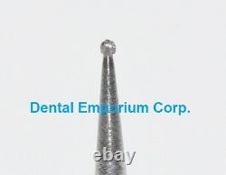 Dental Carbide Burs FG #1/4 Round for High Speed Handpiece Pack of 100