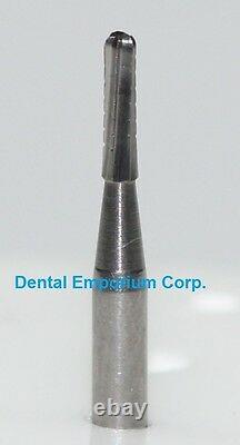 Dental Carbide Burs FG #1557 Domed Fissure Crosscut High Speed HP 100 Pack
