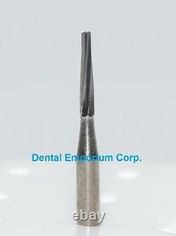 Dental Carbide Burs FG # 170L Tapered Fissure for High Speed HP 100 Package