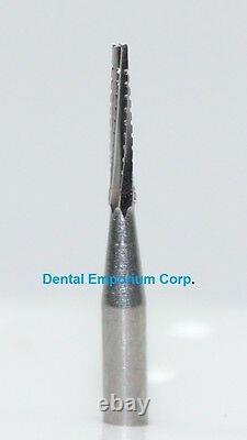 Dental Carbide Burs FG #700L Tapered Fissure Crosscut High Speed Handpiece 100pk