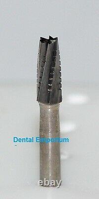 Dental Carbide Burs FG # 703 Tapered Fissure CrossCut High Speed HP 100 Pack