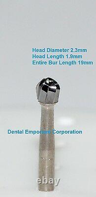 Dental Carbide Burs FG # 8 Round for High Speed Handpiece in bulk 100/pk
