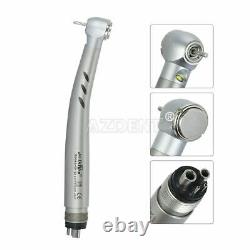 Dental E-generator LED High Speed ceramic Push Button 4 Spray Handpiece Stainle