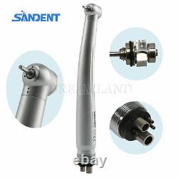 Dental High Speed Handpiece Turbine Push Button Clean Head 2/4 Connection