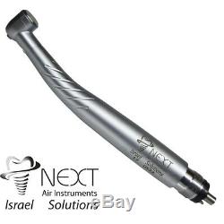 Dental High Speed air Turbine Handpiece LED 4 hole unit push button Next Israel