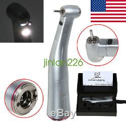 Dental LED Fiber Optic 15 High Speed Contra angle Handpiece Inner Water F/ KAVO