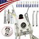 Dental Portable 4 Hole Air Turbine Unit With Low & High Speed Handpiece Kit+burs