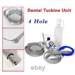Dental Portable Turbine Unit 4 Hole with NSK Style High Low Speed Handpiece