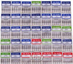 Lot of Dental Diamond Burs Flat-end Tapered FG 1.6mm for High Speed Handpiece