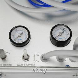 Portable Dental Delivery Unit Case + Compressor High Low Speed Handpiece Tube 4H