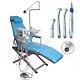 Portable Dental Folding Chair Treat Unit With High&low Speed Handpiece Kit 4hole